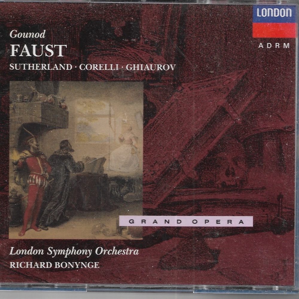 Gounod's Faust 2-CD Set Joan Sutherland Franco Corelli LSO Richard Bonynge Decca